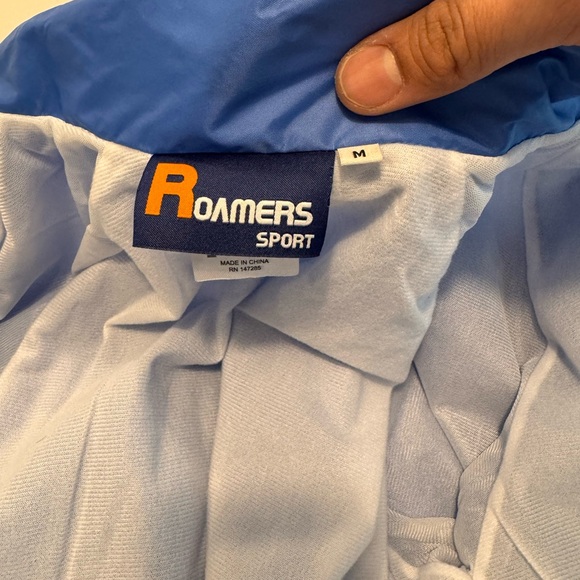 Nylon university blue coaches jacket NWOT - Picture 2 of 8